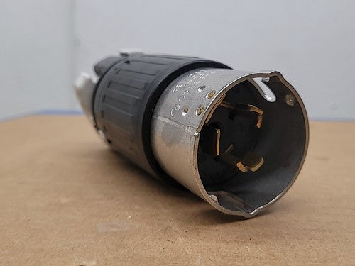 Hubbell CS8365C Male Locking Plug 50A 250V AC 3P 4W Twist Lock Connector