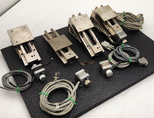 Lot of 4x Dover Linear Screw Guide Block Stepper Motor Actuator 12-1179