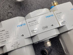 Lot of 2x Festo Air Pneumatic Solenoid On/Off Piston Gate Shut Off + Lubricator