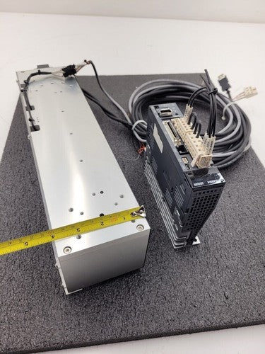 Mitsubishi 200W Servo Adjustable Width Control System HF-KP23 + MR-J3-20A Unit B