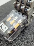 Tyco Potter & Brumfield KUMP-14D18-24 1/3HP 120VAC 15A 277VAC Relay + Base 24VDC