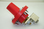 Leviton Single-Pole Female Receptacle, Red, 1-1/8" ID