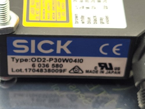 Sick OD2-P30W04I0 6036580 Displacement Ranging  Sensor Scanner