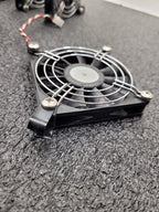 Lot of 10 NMB-MAT 3106KL-04W-B59 Brushless 12VDC Fan 0.30A w/grate, Working Pull