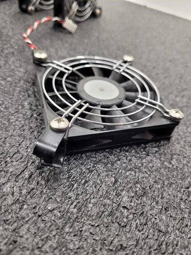 Lot of 10 NMB-MAT 3106KL-04W-B59 Brushless 12VDC Fan 0.30A w/grate, Working Pull