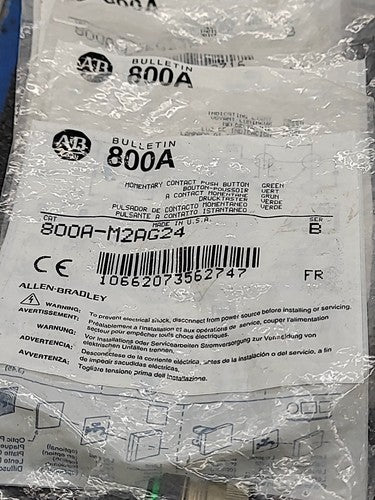Allen Bradley 800A-M2AG24 Momentary Pushbutton Switch Industrial Lot Of Switches