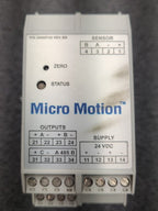 Micro Motion 1500D3AABAEZZZ Flow Transmitter 24VDC P/N 20000742 S/N 25642138