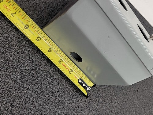 Hoffman E-E-2PBA Pushbutton Enclosure 2 Hole Steel NEMA Type 12 13 Gray Box