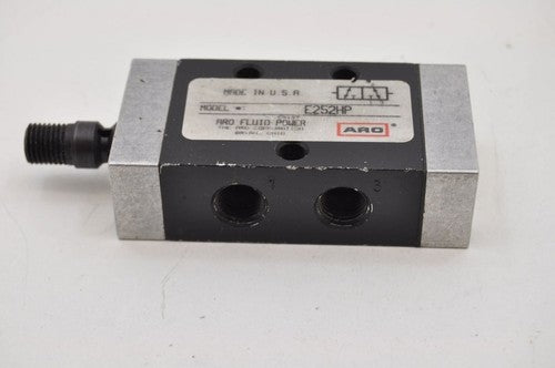 ARO E252HP 2 Position 3 Way Side Ported 1/4" Port Pneumatic Valve