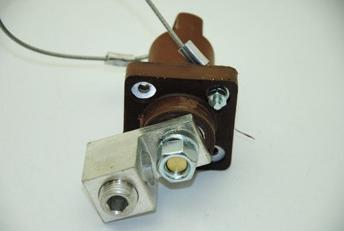Leviton Single-Pole Female Receptacle, Brown, 5/8" ID