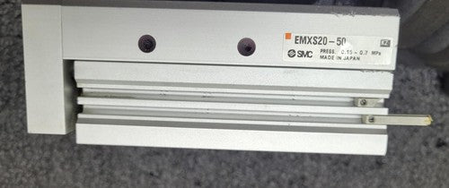 Lot of - 2 SMC EMXS20-50 Linear Guide Slide Table Made in japan