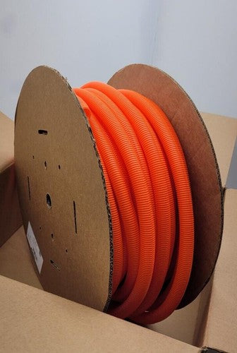 Panduit CLT62F-C3 Orange Currogated Slit Wall Wrap Cable Tubing 100FT 0.67" DIA