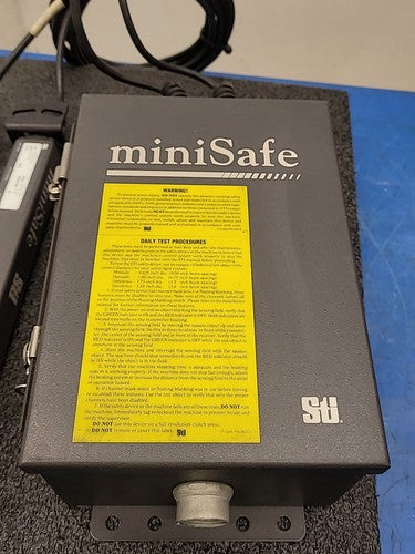 STI miniSafe MS4316  Safety Light Curtain 7.5" Beam Pair w/ Controller 42268-04