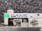 SMC 11-MXJ4L-5CP Guided Slide Cylinder Table 2x D-M9N Sensors