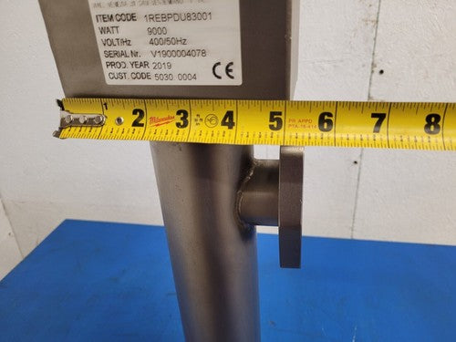 IRCA Inline 9kW 16" Liquid Heater 400V 50Hz From 2019  1REBPDU83001 Unused
