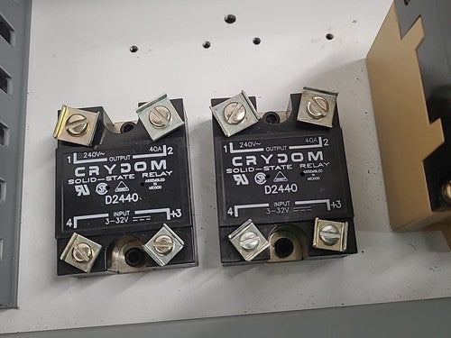 IDEC Micro-1 PLC Control Panel Lot Sola Power Supplies Crydom Relays DIN