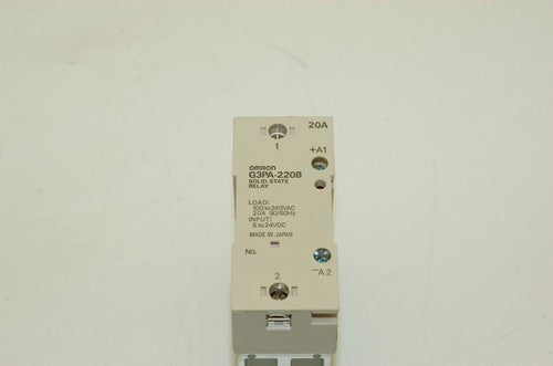 Omron G3PA-220B Solid State Relay, 100-240VAC Load, 5-24VDC Input