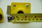 Leviton Single-Pole Female Receptacle, Yellow, 5/8" ID