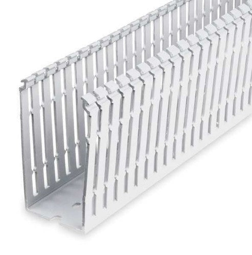 T & B TY2X4NPW6 Wire Duct, Narrow Slot, 2.25"W x 4.33"D - Lot of 60' ft