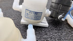 Lot of 2x Plast-O-Matic X1108-PP Pneumatic Diaphragm Valve 1/2in Npt