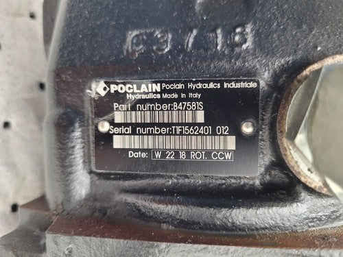 Poclain Hydraulics B47581S 3x Hydraulic Pump Stack CCW Rotation
