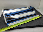 16"x1.75" Blue Anodized Aluminum Light Curtain 90 degree Mirror set of 3 Frames