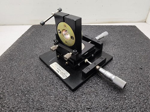 Dage 3 Axis Mirror Laser Lens Positioning X-Y-Theta Optical Stage Starrett Micro
