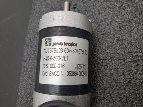 Servo Tecnica SVT57BL03-60V-50167BL02 Motor 60V 5000 RPM H40-6-0500VL-SC Encoder