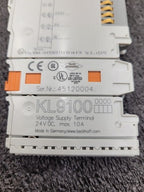 Beckhoff KL9100 Voltage Supply Terminal 24VDC 10A