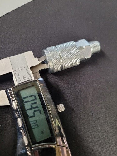 Quick Coupler 1/4 x 1/4 MNPT Automotive Tru-Flate Heavy Duty Quick Disconnect QD