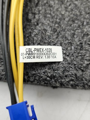 Supermicro CBL-PWEX-1028 Power Extension Cable 30cm Lot of 6 Blue Connectors