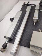 Lot of 3 IAI RoboCylinder Linear Actuator + Controller 100mm x2 350mm x1