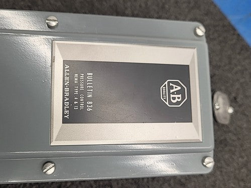 Allen Bradley 836-C7J Pressure Control Switch Bulletin 836 Series B Adjustable