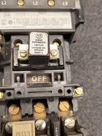 Allen Bradley 509-CUD Motor Starter Size 2 with 592-COW16 Overload Relay Series