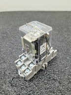 Tyco Potter & Brumfield KUMP-11D18-24 1/3HP 120VAC 15A 277VAC Relay + Base 24VDC