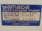 Yamada High Purity Chemical Diaphragm Pump DP-20F 45 PSI w/ Sensors