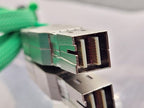 Lot of 2x SFF-8644 Mini SAS HD to Slimline x4 SFF-8654 4i Straight 38 Pin Cable