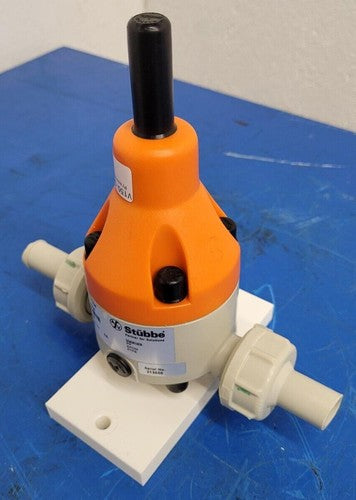 Stubbe DMV755 Liquid / Water Pressure Regulator 1-9 Bar PP EPDM PTFE Unit A