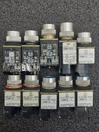 Allen Bradley 800MR-A9 800M-XAS Push Button Switches Contact Blocks Lot of 10