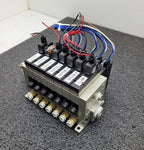 7 Valve Block SMC ZSE1-00-19C Compact Vacuum Switch Ejector 12-24VDC 0-15PSI