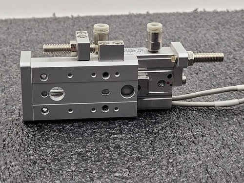 SMC MXS6-20 Pneumatic Dual Rod Cylinder Slide D-F9PW Sensors MXS6-20A-M9PWL-X11