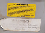 Yamada High Purity Chemical Diaphragm Pump DP-20F 45 PSI w/ Sensors