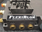 Numatics FlexiBlok Pneumatic 4 Valve Air Solenoid Manifold Block Assembly
