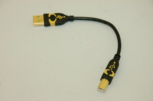 Ziotek USB 2.0 A-Male to B-Male, 6" Length, Lot of 5 - NEW