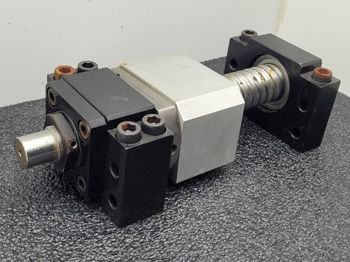 Ball Screw 3.5" travel 0.37" Pitch 1" input shaft 1.5" major Diameter Heavy Duty