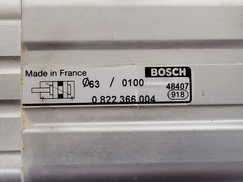 Lot of 2x BOSCH Pneumatic Air Cylinder 0 822 366 005 63D 0125 63/0125 63/0100