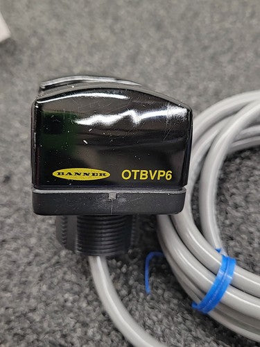 Banner OTBVP6 28589 Optical Touch Button Photoelectric Sensor PNP Momentary