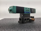 Numatics 153SS4SWBM Solenoid Valve w/ 225-372B Coil 24VDC Pneumatic