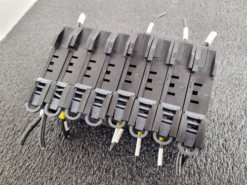 Lot of 8x Phoenix Contact UK 10,3-CC DIN Rail Fuse Holder w/ Indicator Class CC