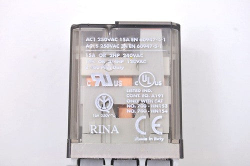 Allen Bradley 700-HB33Z24 Relay 24VDC Coil Voltage